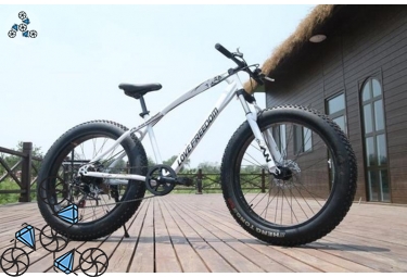 Велосипед FatBike Jaguar Love Freedom White (Фэт-Байк)